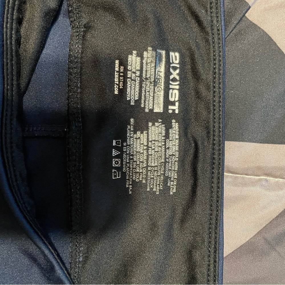 Navy and black leggings